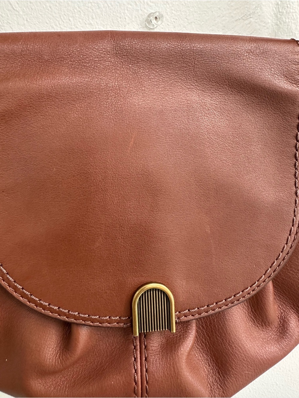 Fossil Gigi Flap Crossbody retro vintage crossbody leather bag - Picture 12 of 13